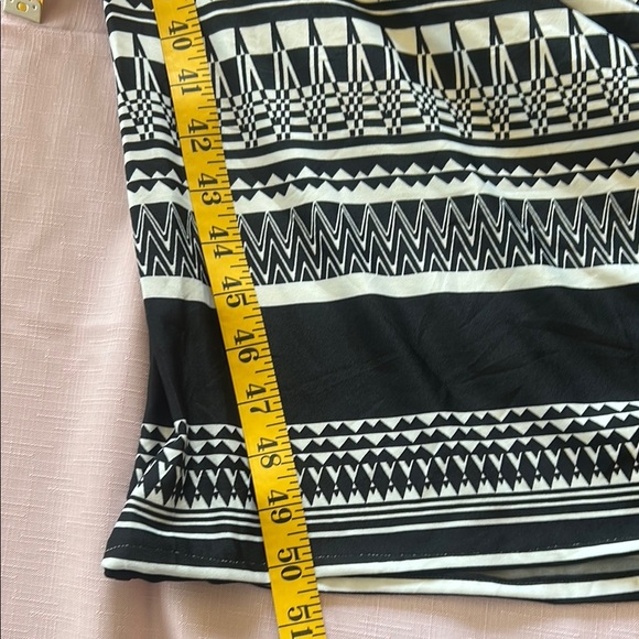 AB Studio Black and White Maxi Dress - Picture 7 of 9